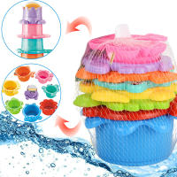 Juguetes De Baño Plegables Para Niños Cupos Colocables Forma De Barco Coloridos Juguete Educativo Temprano Para Bebés Juguetes De Piscina Playa Regalos - details 2