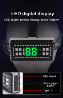 Linterna Frontal LED De Alta Potencia 900W 3000000LM Con Luz De Pesca Al Aire Libre Recargable Por USB Y Zoomable Para Camping Y Trabajo - details 9