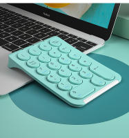 Teclado Numérico Inalámbrico BOW De 22 Teclas Recargable Bluetooth Con Capas De Teclas Redondas Para Portátil iPad Estilo Mini Ergonómico Sin Retroiluminación - details 9