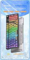 Teclado Mecánico Inalámbrico AULA F98PRO Transparente Bluetooth 2.4G RGB Retroiluminado Interchangeable Para Gaming Y Customización - details 2