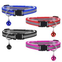 Collar Reflejante Para Gatos Y Perros Con Luz LED Nylon Para Noche Tamaño Ajustable Con Campana Y Desenganche Rápido - details 4
