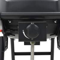 vidaXL Barbacoa portátil de gas con 1 zona de cocción negra - details 7