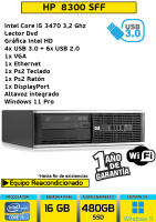 Ordenador de sobremesa HP elitedesk 8300 ssf core i5 16 gb Ram 480 gb ssd - details 0