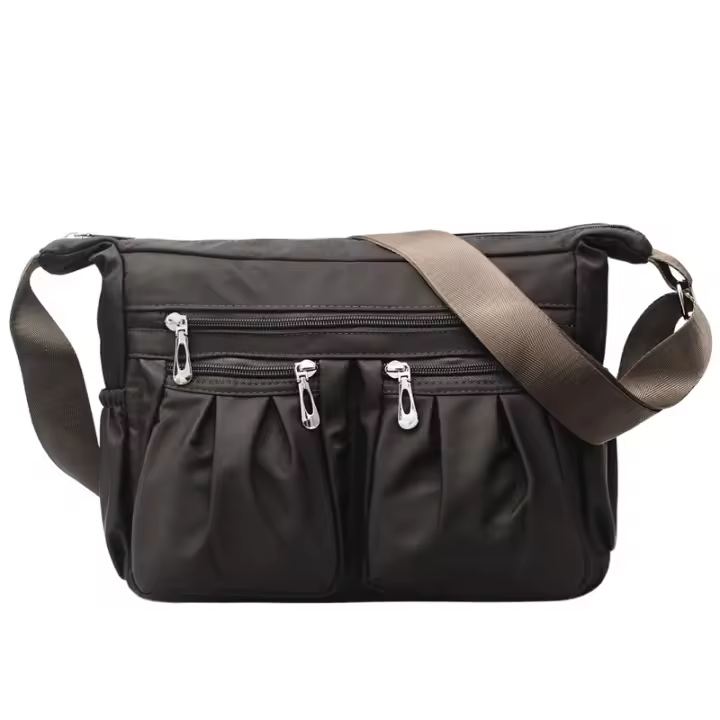 Bolso de hombro de Nailon para Mujer, Bandolera impermeable con múltiples bolsos, de gran capacidad, Oxford, de viaje - 1