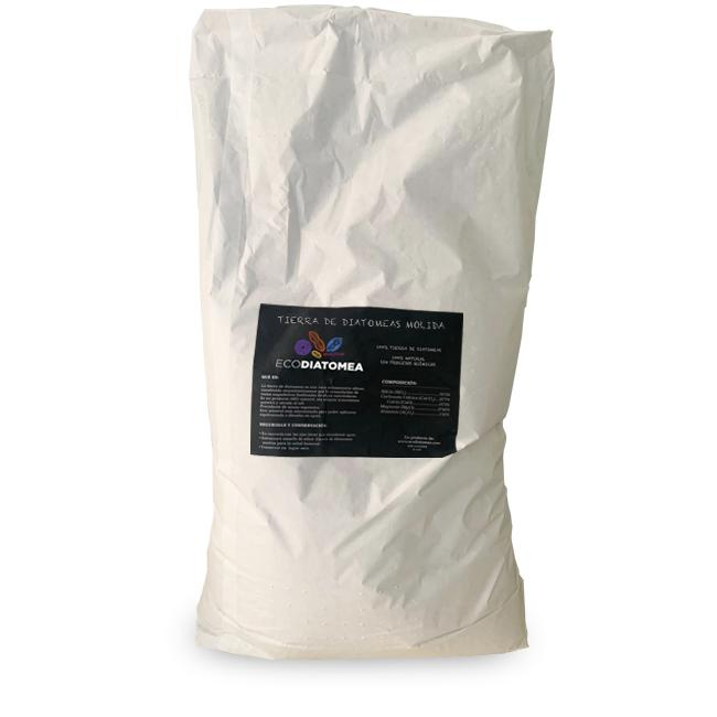 Tierra de Diatomeas saco 25 Kg Molida -  ECODIATOMEA
