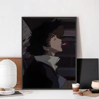 Póster Anime Cowboy Bebop C-Cowboy Estilo Vintage Para Decoración De Pared Habitación Estudio Sin Marco Papel Kraft - details 4