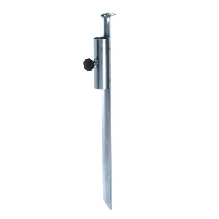 Base Parasol de Zinc de Alta Calidad para Diámetros de 12 a 32 Mm - 49 Cm - 1