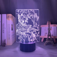 Lámpara De Noche Anime Demon Slayer Mitsuri Kanroji Figura 3D Iluminación Para Decoración De Dormitorio Regalo De Cumpleaños - details 25