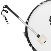 Bastones De Bajo De Batería Con Cuerda De Alta Densidad Y Cueros De Batería 35CM Accesorios Para Instrumentos De Percusión Acero Inoxidable - details 3