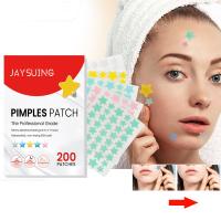 200pcs Parches De Estrella Para Acné Invisibles Eliminador De Manchas De La Piel Hidratante Y Aclarador Para El Rostro Herramientas De Belleza Y Cuidado De La Piel - details 0