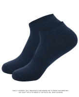 5 Pares De Calcetines Bajo Para Hombre Color Sólido Negro Blanco Transpirables De Algodón Deportivos Negocios Para Mujer Y Hombre - details 9