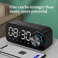 Reloj Despertador with Radio Digital, Altavoz with Bluetooth, Pantalla LED de Hora y Alarma y surface de Espejo para escritorio - details 3