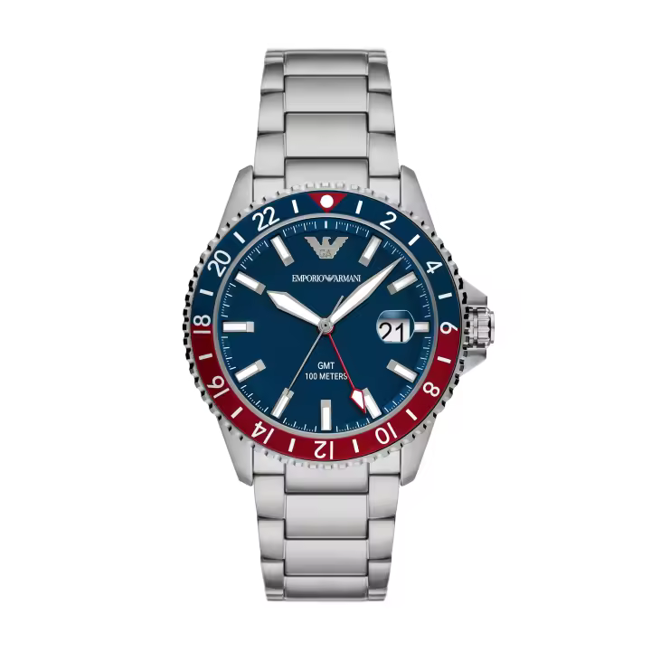 Emporio Armani Reloj STAINLESS STEEL，SILVER，QUARTZ/DUAL TIME AR11590 - 1