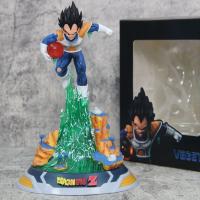 Figura De Colección Dragon Ball Z 25cm Super Saiyan Vegeta Anime PVC Luz Interiorizable Modelo Figura De Decoración Regalo - details 3