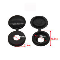 Cubiertas De Pernos Para Pared 100pcs Cubierta De Tornillo Decorativa Protectora De Plástico Capa De Botón Herramienta M3*3 - details 1