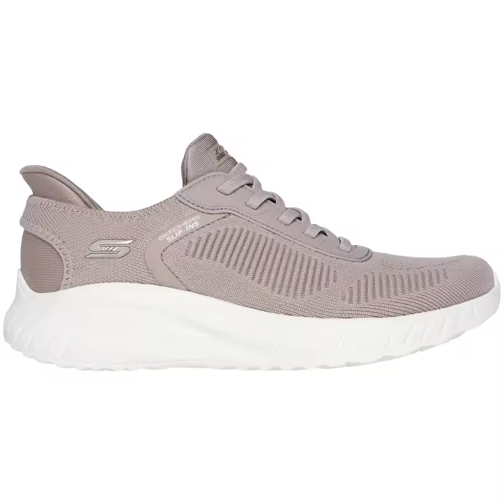 Zapatillas Skechers Slip-Ins: Bobs Sport Squad para mujer en color beige - 1