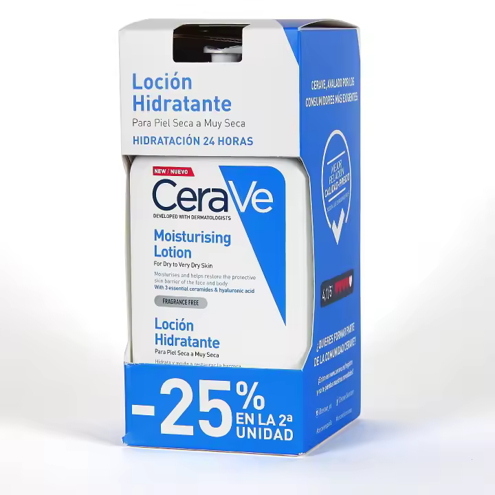 CERAVE DUPLO LOCION HIDRATANTE ROSTRO  Y CUERPO 473 ML - 1