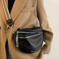 Bolso bandolera de cuero PU vintage, bolso de cintura con doble cremallera de moda, bolso de hombro y riñonera de moda para mujer - details 0