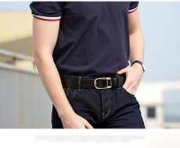 Cinturón De Cuero Genuino Para Hombres Con Hebilla De Alta Calidad Estilo Casual Cowboy Moda Negocios Cinturones De Cuero De Vaca Para El Pecho - details 1