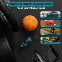 Bomba de aire eléctrica inalámbrica, Inflador de neumáticos de coche, compresor de aire inflable con luz LED para batería Makita de 18V, novedad,Pantalla digital e iluminación LED - details 6