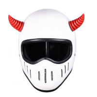 Accesorio Para Casco De Motocicleta 2pcs Decoración De Cuernos Diabólicos Y Orejas De Gato Lindo Polyester Unisex Motocross off Road - details 0