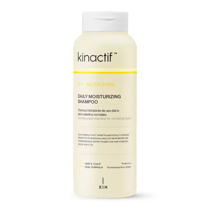 Kin Cosmetics Kinactif Nº1 Nutrition Daily Moisturizing Shampoo 300 Ml. Champú hidratante de uso diario para cabellos normales. - 1