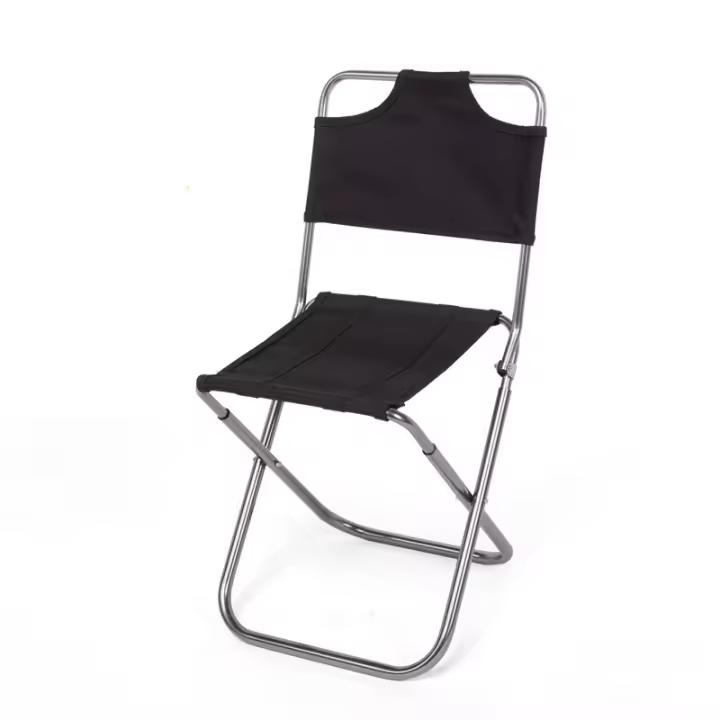 Silla Plegable De Aluminio Para Camping Y Pesca Silla De Pescar Portátil Para Exteriores Asiento De Escritorio Móvil Mini Almacenamiento Herramientas De Senderismo Picnic - 1