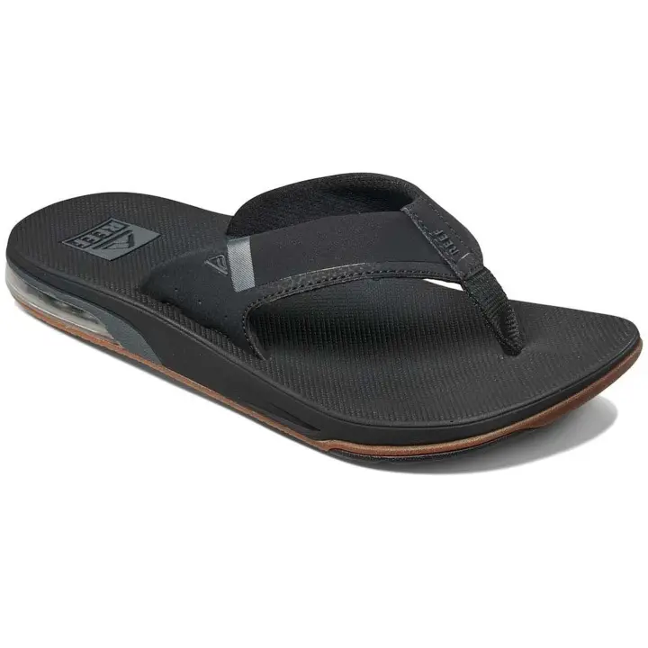 Chanclas Reef Fanning Low para Hombre en color Negro - 1