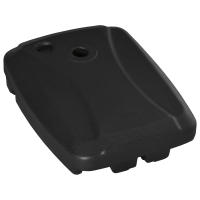 Outsunny Base de Sombrilla con 2 Ruedas Rellenable de Agua Arena o Mixto Soporte de Parasol para Base Cruzada para Jardín Patio Terraza Negro - details 0