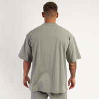 Camiseta Casual Para Hombre Algodón Manga Corta Verano Fitness Running Deporte Entrenamiento Camiseta Sólida Top Maletero - details 15