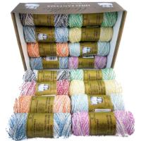 MORILLAS Pack de 16 Zepelines HAPPY Hilo Fantasía para Tejer Ganchillo Punto - Suavidad y Durabilidad - N5 HAPPY COLORES - 80gr. X 16 Unidades - details 0