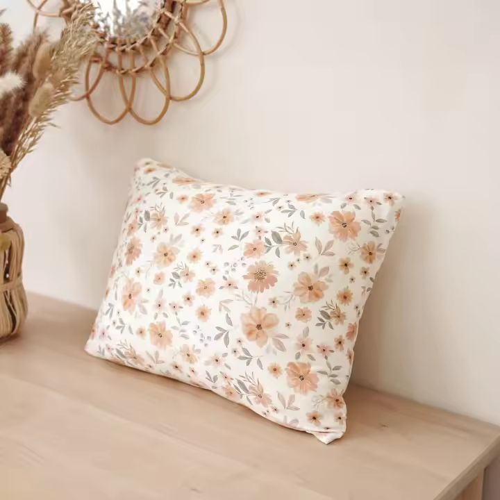 Funda de almohada para bebé, suave y elástica, agradable para la piel, extraíble y lavable, tipo sobre, para viaje. - 1