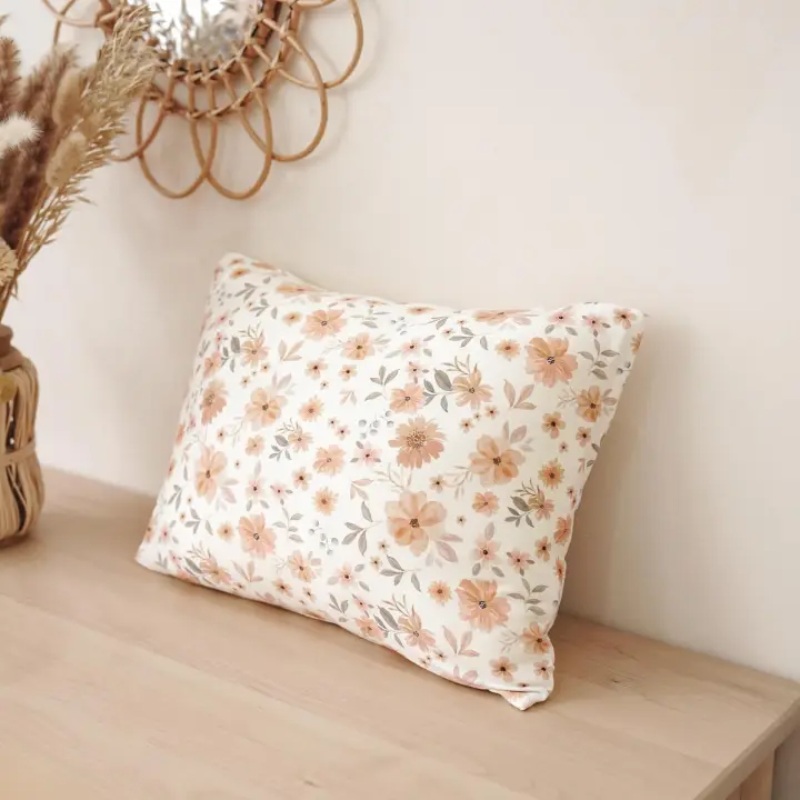 Funda de almohada para bebé, suave y elástica, agradable para la piel, extraíble y lavable, tipo sobre, para viaje. - 1