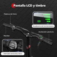 Patinetes Electricos Adultos iScooter i12 500W 12" 36V 7.5Ah Batería Máxima Alcance 35 Km Potente para Adultos - details 2