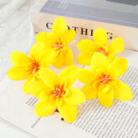 10Pcs Flores Artificiales 5CM Para Decoración De Hogar Fiesta Boda Jardín Accesorios Para Coronelas Y Manualidades - details 25