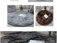 Alfombra Redonda De Peluche Suave Para Sala De Estar Decoración De Hogar Dormitorio Y Habitación De Niños Alfombra Blanca Espesa Para Salon - details 24