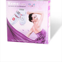 Depiladora eléctrica indolora para mujeres KM-2668, multifunción, para todo el cuerpo, afeitadora de axilas - details 9