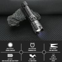 Linterna Táctica Recargable USB Alta Potencia 2000LM Con Batería Integrada Luz Fuerte Para Camping Y Emergencias Resistente Al Agua - details 2