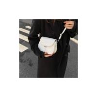 Bolso Cruzado de cuero PU para Mujer, Cartera de diseño, semicircular, estilo Retro, at fashion - details 17