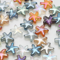 30Pcs Lotes De Cuentas De Vidrio De Cristal 13x14mm Pendantes De Estrella Para Joyería DIY Colgantes Y Aretes Encantos Para Mujeres - details 0