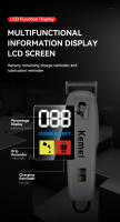 Set Profesional De Pelacabelos Kemei KM-PG809A KM-PG232 KM-3382 Recargable Por USB Trimmer De Barba Sin Cable Con Corte Rápido Y Ajuste De Longitud - details 8