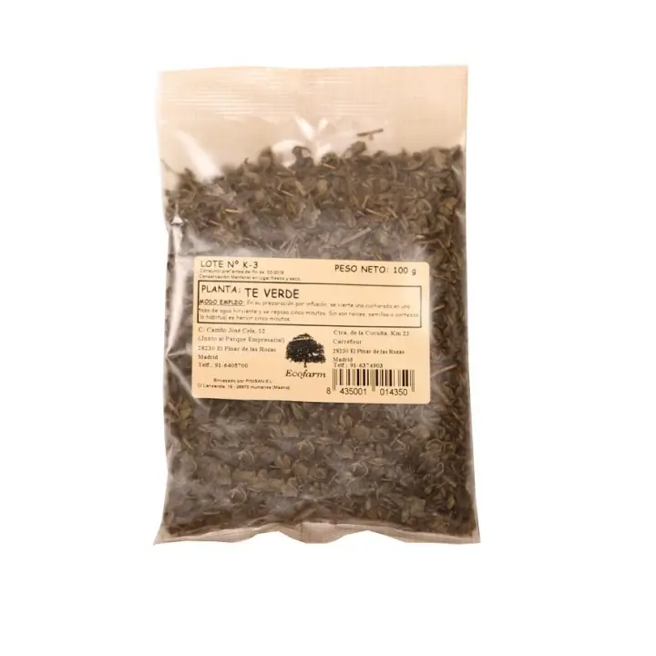 Té Verde 100gr Ecofarm - Saludable y Rico en Antioxidantes - 1