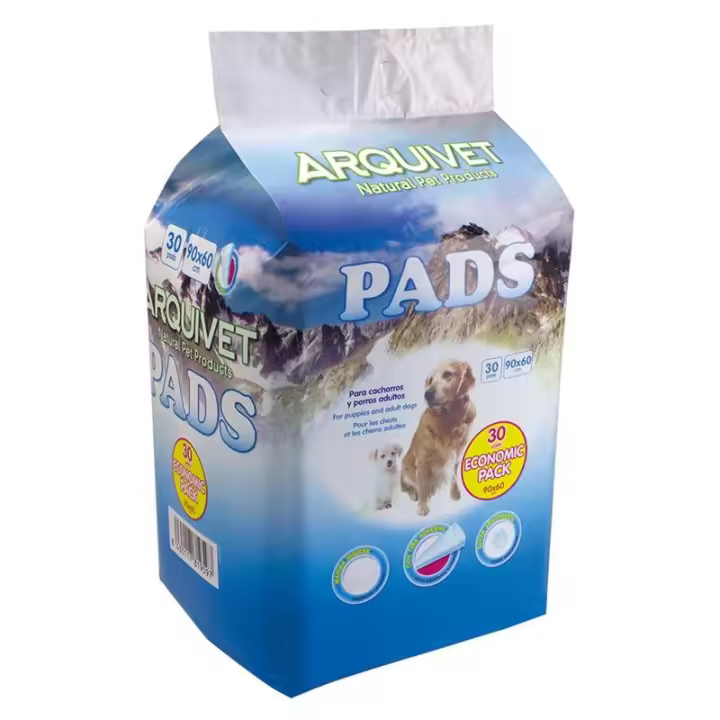 Empapadores para Perros Higiénicos - 30 Unidades - 90 X 60 Cm Arquivet - 1