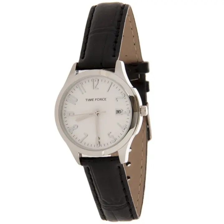 Time Force Tf3304l02  Reloj Para Para Mujer Color Negro - 1