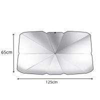 ENERFERO-Parasol Plegable Parabrisas de Automóvil,Parasol Plegable Delantero Parasol de Protección UV,Tamaño Universal 125x65cm - details 1
