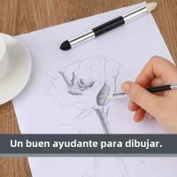 4/8pcs Dual-Tip Blending Stumps De Yutiars - Esponjas Suaves De Tamaño 15CM Para Arte Dibujo Resaltado Y Detalles Pinceles Lavables Y Reutilizables - details 6