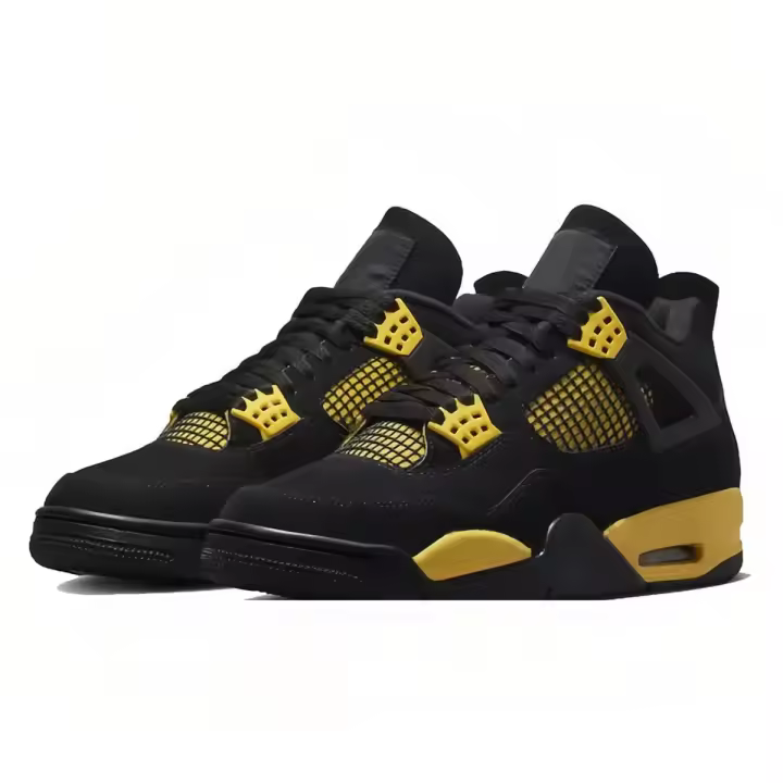 basketball White Breathable Flat Walking Trainers Casual Sneakers 4s Women Outdoor Running Shoes  Designer  Men Sports shoes - 1