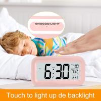 Reloj despertador digital con badería, función de repetición, - details 3
