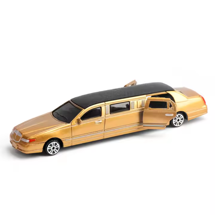 Coche De Colección Para Niños Modelo De Aleación Lincoln Die Cast Juguete Elástico Regalo De Cumpleaños Metal Sin Batería - 1