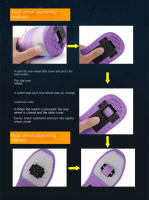 Zapatillas De Rodilleras Para Niños Y Niñas Con Luces LED Rosa Moda Zapatos Rollers Para Niños Y Niñas Transpirables De Cuero Con Almohadilla De Algodón Para Todas Las Estaciones - details 3
